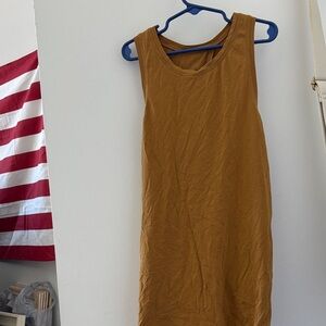 Lululemon Athletica Mustard Tank Top